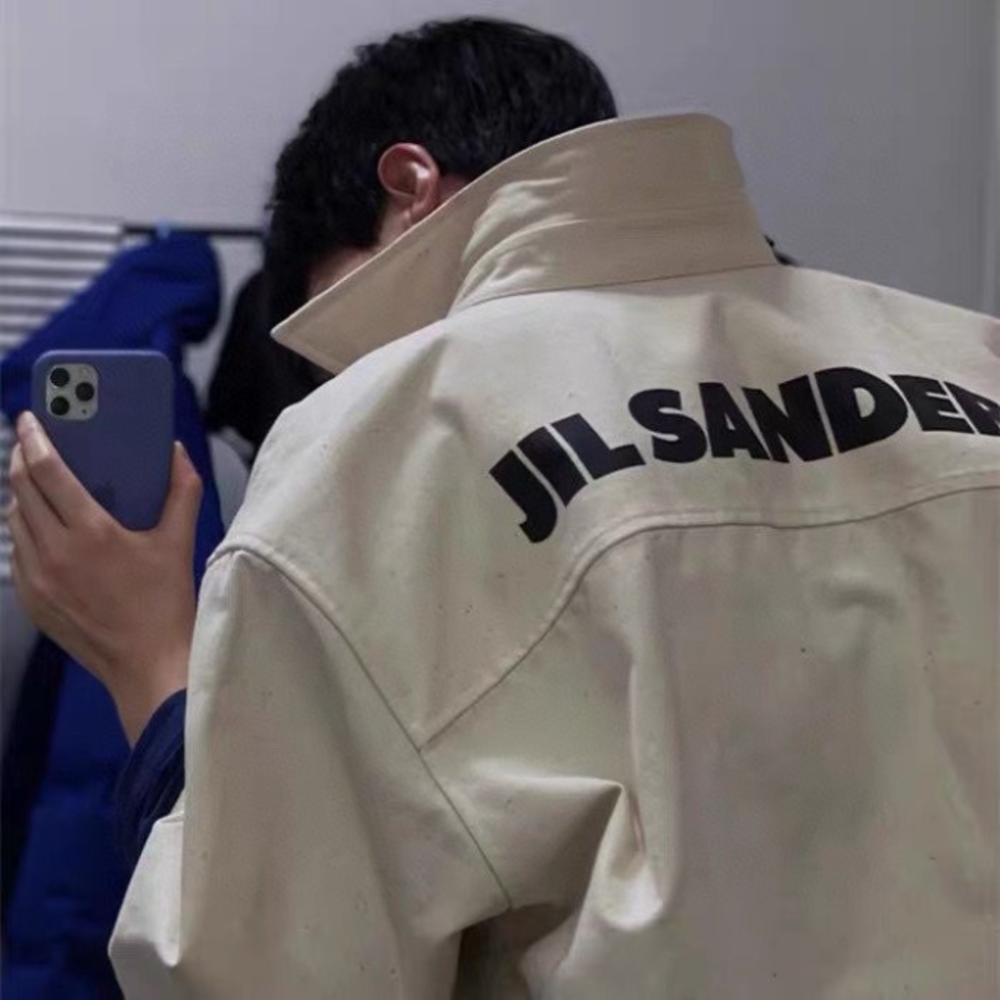 [국내배송] 질샌더 JIL SANDER 23FW 백 로고 코튼 롱셔츠