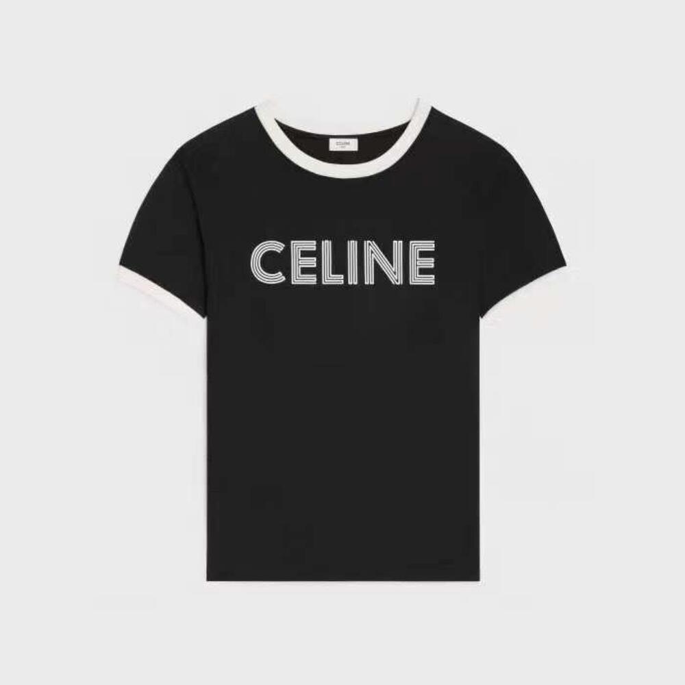 [국내배송] 셀린느 CELINE 여성용 라운드 반팔 티셔츠 3color