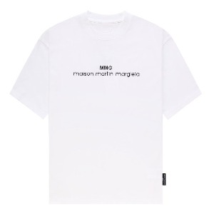 [국내배송] 마르지엘라 23 SS Maison Mariela 후로피 로고 4 스티지 티셔츠 화이트