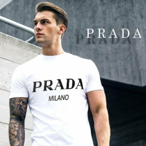 [국내배송] 프라다 PRADA 23ss 밀라노 커플 티셔츠 화이트