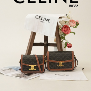 [국내배송] 셀린느 CELINE 틴 트리오페 캔버스 숄더백 2size