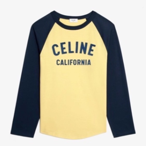 [국내배송] 셀린느 CELINE 여성용 캘리포니아 플로킹 클래식 70S 티셔츠