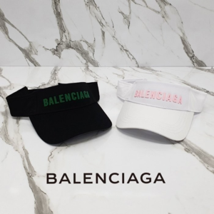 [국내배송] 발렌시아가 BALENCIAGA 로고 썬캡 블랙, 화이트