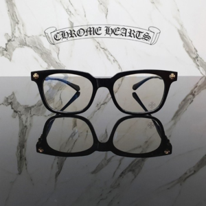 [국내배송] 크롬하츠 CHROME HEARTS COX UCKER 안경 블랙유광/골드