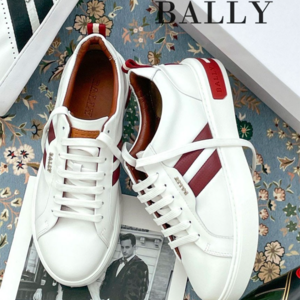 [국내배송] 발리 BALLY 로고 플리크 스니커즈 logo plaque sneakers 화이트