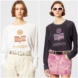 [국내배송] 이자벨마랑 여성용 ISABEL MARANT 뉴시즌 키퍼프 린넨 티셔츠 2color