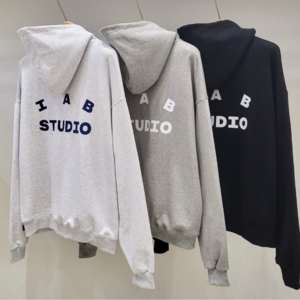 [국내배송] 아이앱 스튜디오 IAB STUDIO 남녀공용 후드 셔츠 3color