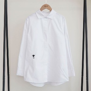 [국내배송][반품가능] 디올 DIOR 여성 루즈핏 벌자수 코튼 포플린 셔츠