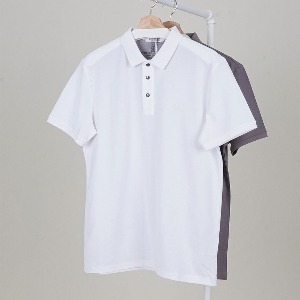 [국내배송][반품가능] 브루넬로 쿠치넬리 남성 BC 자수 로고 베이직 카라 티셔츠 2color