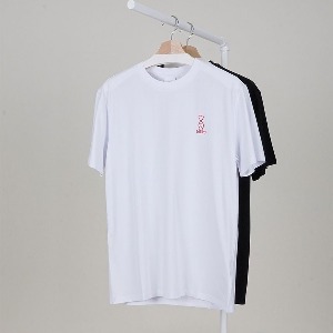 [국내배송][반품가능] 아미 AMI 남성 뉴 레드 하트 실케 반팔 티셔츠 2color