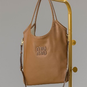 [국내배송][반품가능] 미우미우 MIUMIU IVY leather bag 아이비 레더 백 브라운