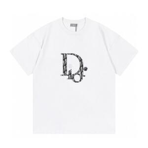[국내배송] 디올 DIOR logo 오블리크 반팔티셔츠 화이트