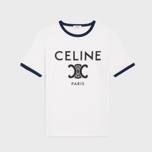 [국내배송] 셀린느 CELINE PARIS 트리옹프 프린트 클래식 티셔츠