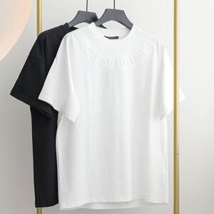 [국내배송][반품가능] 루이비통 LOUIS VUITTON 라운드 엠보싱 로고 반팔 티셔츠 2color
