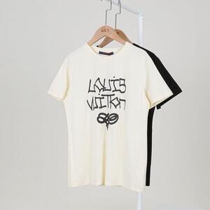 [국내배송][반품가능] 루이비통 LOUIS VUITTON 여성 레터링 그래피티 코튼 티셔츠 2color